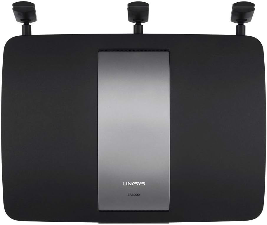 Linksys AC1900 Wi-Fi Wireless Dual-Band+ Router with Gigabit & USB 3.0 Ports, Smart Wi-Fi App Enabled to Control Your Network from Anywhere (EA6900)