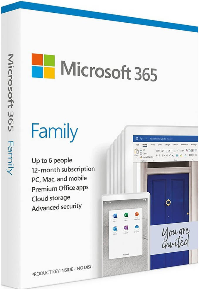 Microsoft Softwares Office 365 Family 6 Users