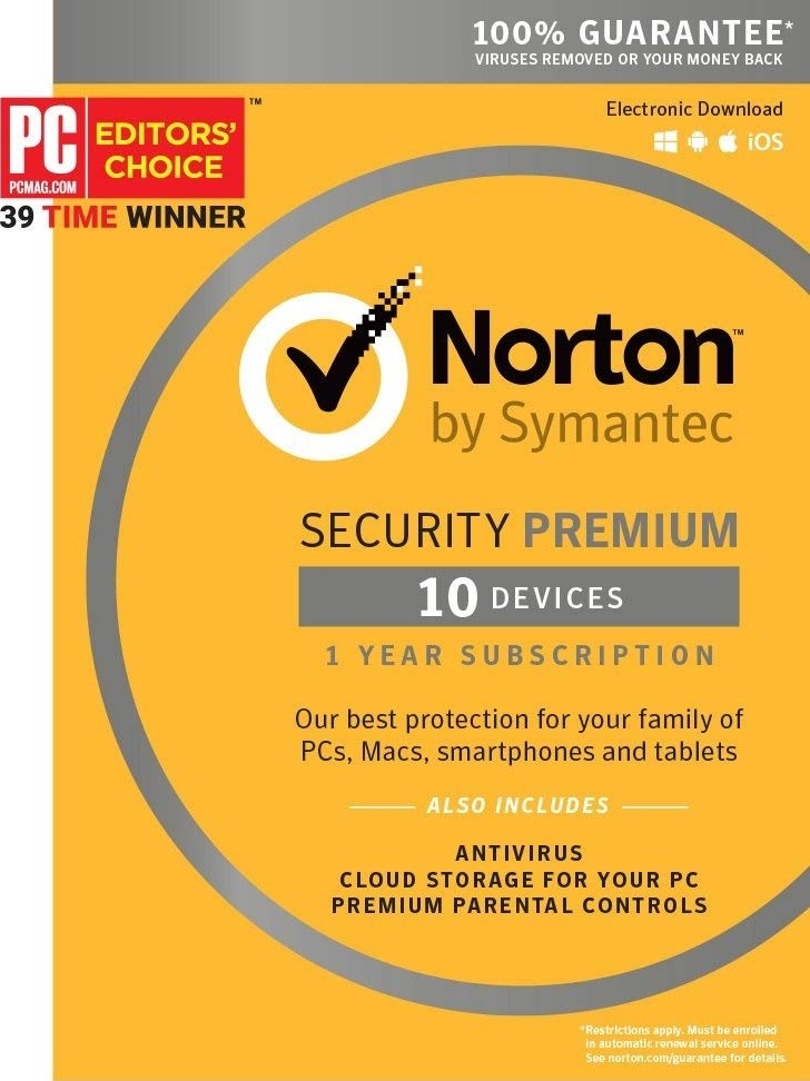 Norton Internet Security Premium - 10 DEVICES