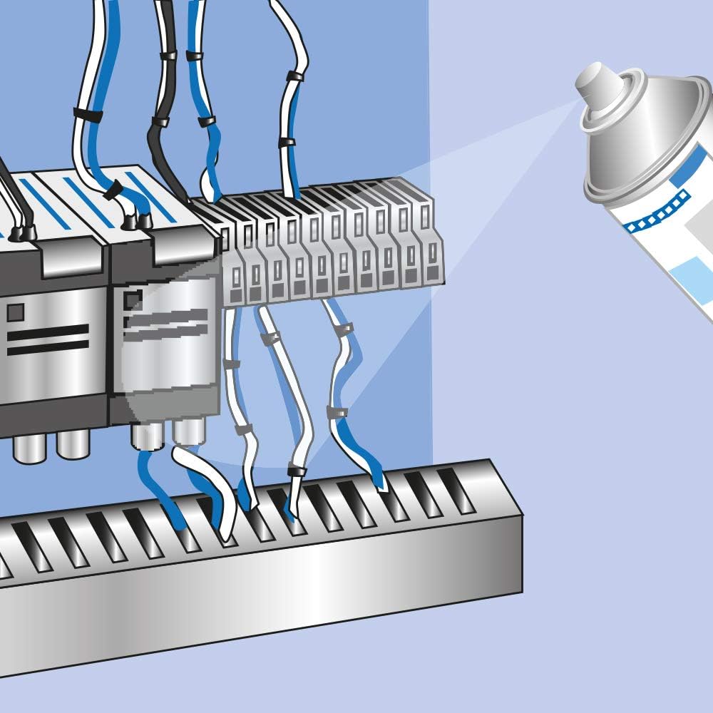 Weicon Electro Contact Cleaner | 400 Ml Spray For Electronic Components Dissolves Corrosion, Removes Dust & Dirt, Increases Conductivity