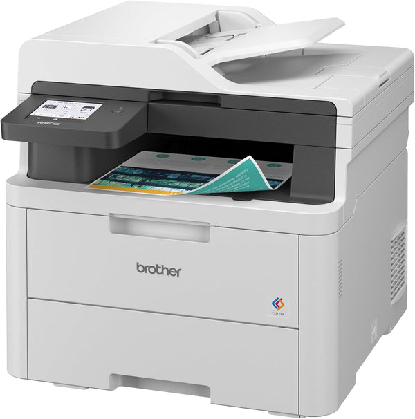 Brother Wireless All in One Printer, MFC-L3720CDW, with Advanced LED Color Laser Print, ADF, Duplex & Mobile Printing, High Yield Ink Toner