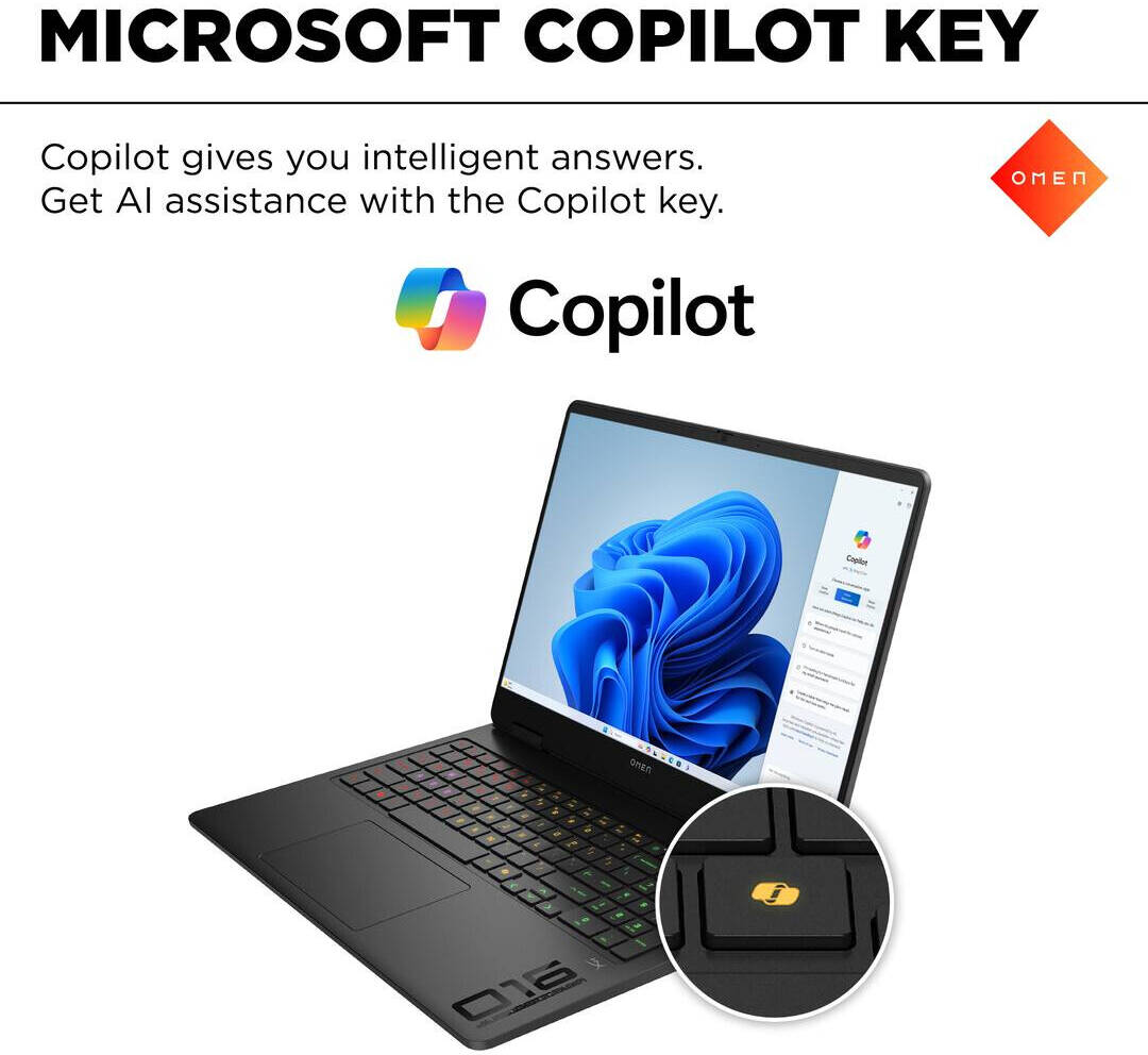 HP OMEN GAMING 16-AM0361TX/INTEL ULTRA 7-255H/16GB/1TB SSD/NVDA GEF RTX 5060-8GB/ SHADOW BLACK Laptop Best Price UAE