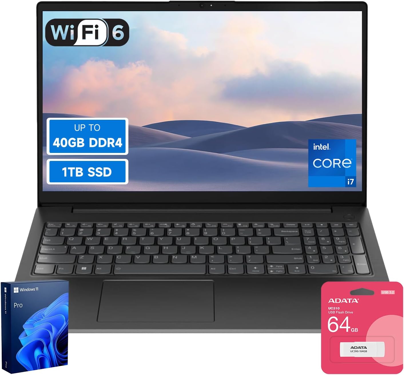 Lenovo Lenovo Laptop i7-13620H 16GB 512GB SSD 14.0"WUXGA FPR X360 DOS + Touch Pen IdeaPad 5 (83KX0041PS) Laptop Best Price UAE